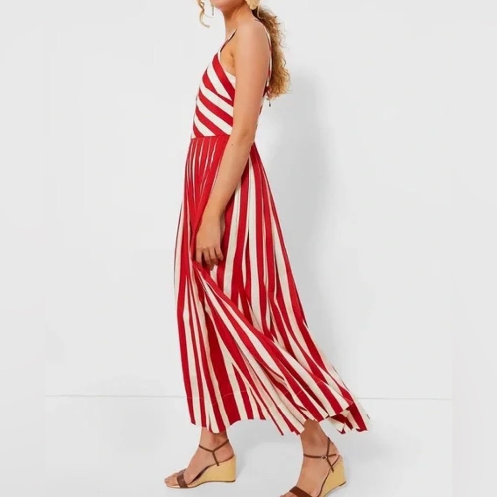 Tuckernuck Rouge Stripe Laina Dress in Red White S_NWT - Picture 3 of 9